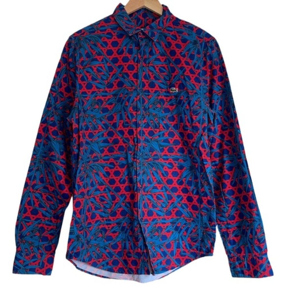LACOSTE LIVE! Vibrant button down shirt